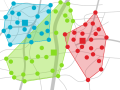 Visualise territories using geometric areas.